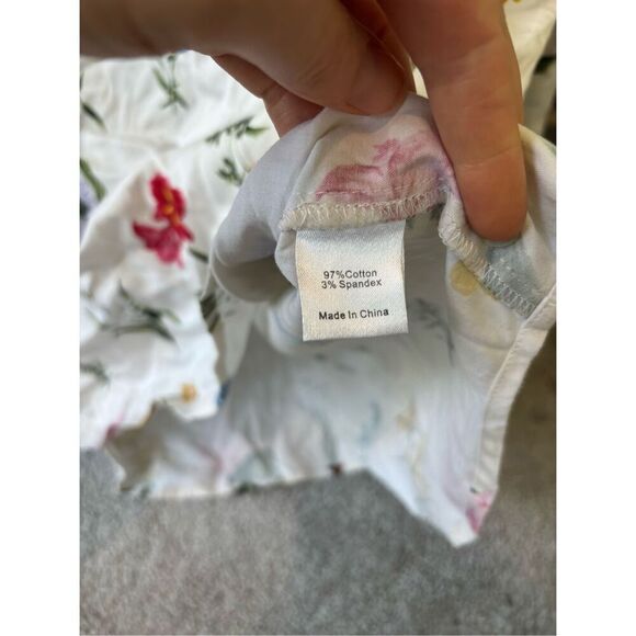 NWOT TUCKERNUCK Fresh Buds Botanical Floral Willow Collared Blouse, Med $168 B14 - Picture 6 of 8